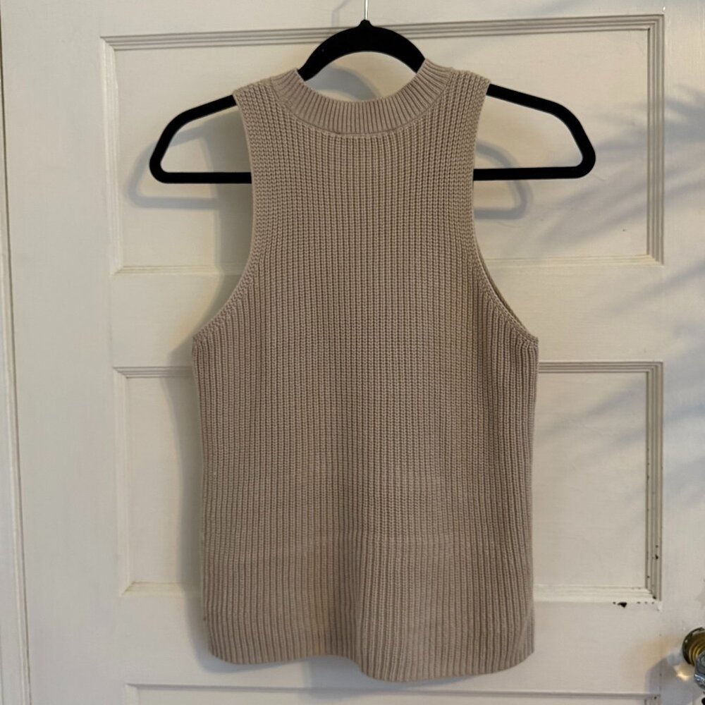 Ann Taylor Woven Mock Top - Picture 2 of 6